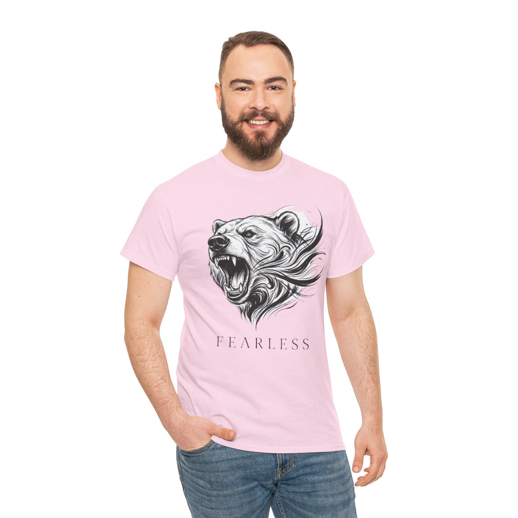 Bear Head 'Fearless' Graphic Tee