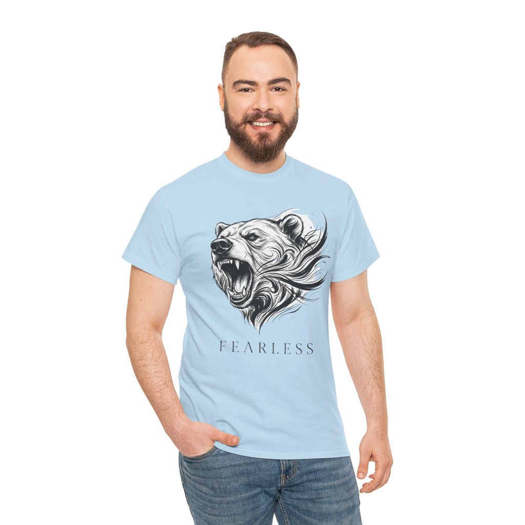 Bear Head 'Fearless' Graphic Tee